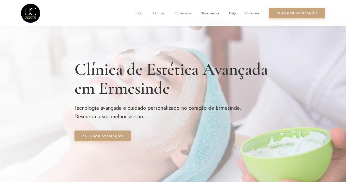 Site criado pela Mídia On: Urban Clinic Ermesinde